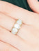 Ring 51 Opal Diamond Garter Ring 58 Facettes