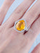 Ring 52 Yellow Sapphire Diamond Ring 58 Facettes