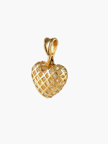 Pendentif PENDENTIF "CŒUR DE PERLES" 58 Facettes BO/210028