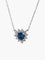 Collier COLLIER "MARGUERITE" DIAMANTS & SAPHIRS 58 Facettes BO/150027