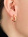 YELLOW GOLD CREOLES EARRINGS 58 Facettes BO/210034