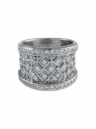 Bague 53 BAGUE "ORIENTALE" OR & DIAMANTS 58 Facettes 151021