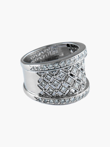 Bague 53 BAGUE "ORIENTALE" OR & DIAMANTS 58 Facettes 151021