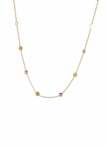 Collier COLLIER OR & AMETHYSTE 58 Facettes BO/130053