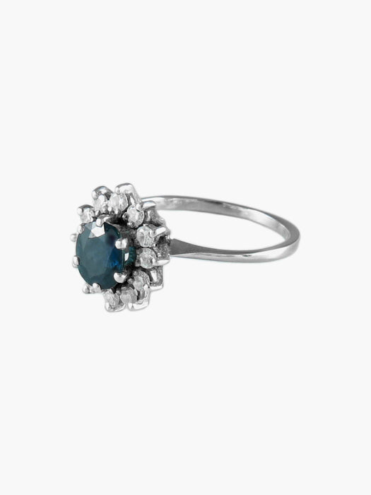 Bague 47 BAGUE Marguerite OR & SAPHIRS 58 Facettes BO/130086