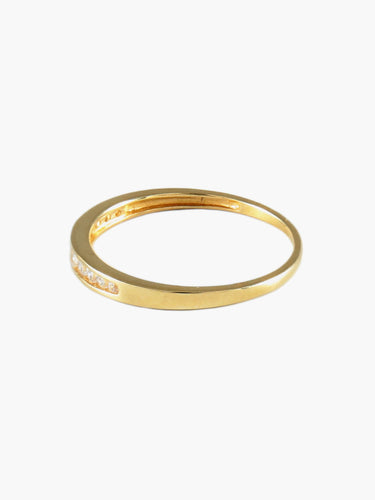Bague 52.5 BAGUE ALLIANCE OR 58 Facettes AL190