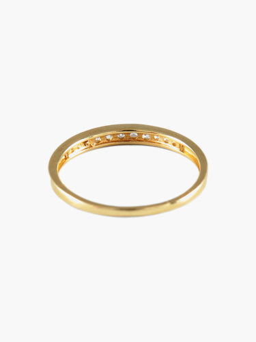Bague 52.5 BAGUE ALLIANCE OR 58 Facettes AL190