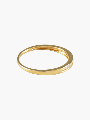 Bague 52.5 BAGUE ALLIANCE OR 58 Facettes AL190