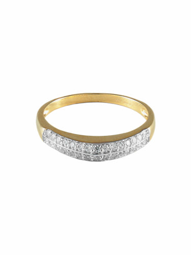 Bague BAGUES ALLIANCES SOLITAIRES OR JAUNE 58 Facettes SO266