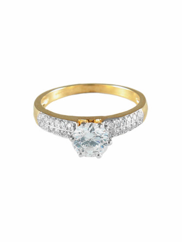 Bague BAGUES ALLIANCES SOLITAIRES OR JAUNE 58 Facettes SO266