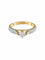 Bague 53 BAGUE FIANÇAILLES OR 58 Facettes SO294