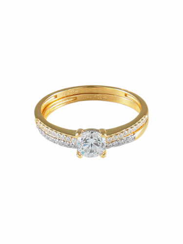 Bague 54 DUO ALLIANCES OR 58 Facettes SO305D