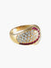 Ring 54 MODERN GOLD RUBY & DIAMOND RING 58 Facettes BO/130068