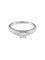 Bague 54 BAGUE ALLIANCE OR BLANC 58 Facettes SO258