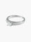 Bague 54 BAGUE ALLIANCE OR BLANC 58 Facettes SO258