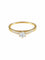 Bague 52 BAGUE SOLITAIRE OR JAUNE 58 Facettes SO240