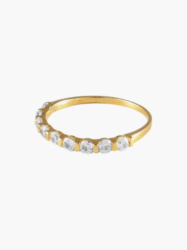 Bague 50 BAGUE ALLIANCE OR JAUNE 58 Facettes AL224