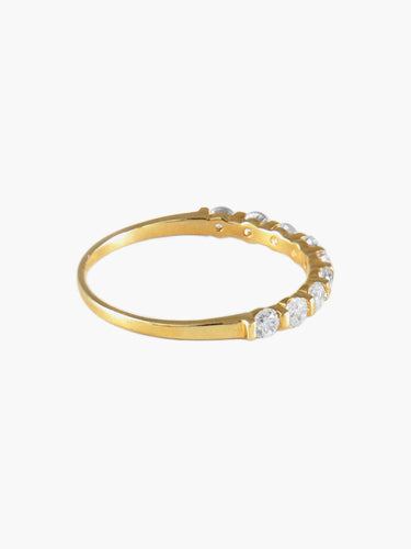 Bague 50 BAGUE ALLIANCE OR JAUNE 58 Facettes AL224