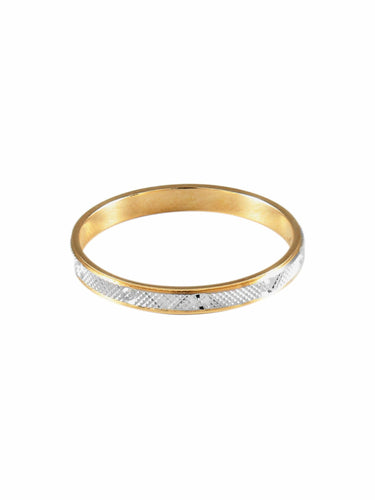 Bague 56 BAGUE ALLIANCE DEUX ORS 58 Facettes