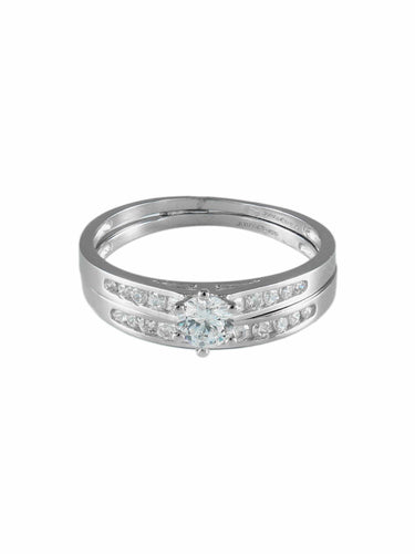 Bague 52 BAGUES ALLIANCES OR BLANC 58 Facettes SO24ODW