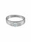 Bague 52 BAGUES ALLIANCES OR BLANC 58 Facettes SO24ODW
