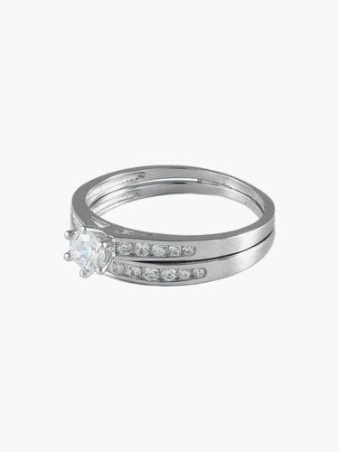 Bague 52 BAGUES ALLIANCES OR BLANC 58 Facettes SO24ODW