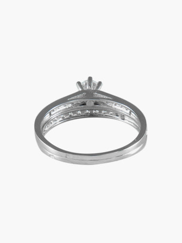 Bague 52 BAGUES ALLIANCES OR BLANC 58 Facettes SO24ODW