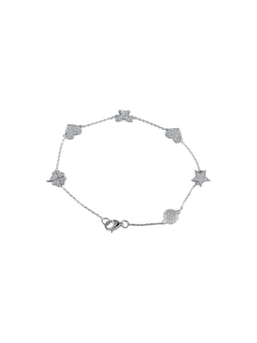 Bracelet BRACELET "PRINTEMPS" OR BLANC 58 Facettes BR1560W