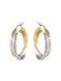 Earrings “CREOLE” EARRINGS TWO GOLDS 58 Facettes BO2258