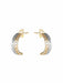 Earrings “HALF-CREOLE” EARRINGS TWO GOLDS 58 Facettes BO2353