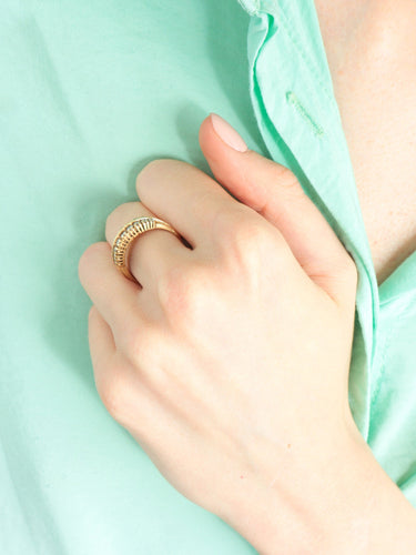 Bague 56 BAGUE OR & DIAMANTS 58 Facettes BO/130033