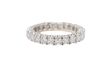 Bague 54 Alliance tour complet en or blanc et diamants 1,20ct 58 Facettes 32490