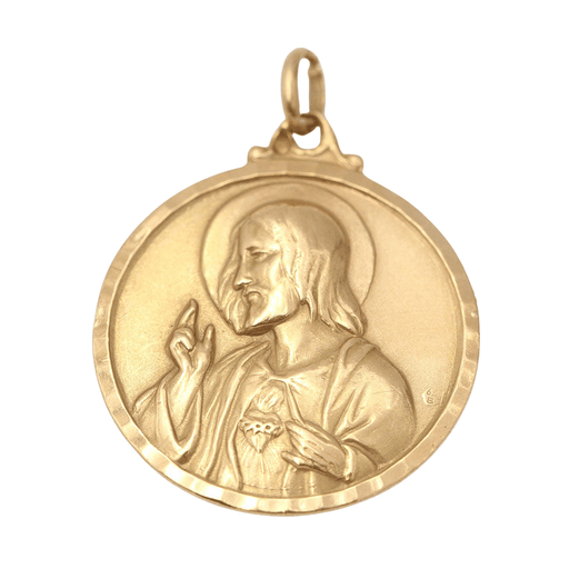 Pendentif Médaille scapulaire en Or jaune 58 Facettes E360149B