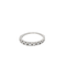 Bague Demi-alliance en or blanc et diamants 58 Facettes 21566