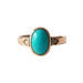 Bague 51 Bague Or Jaune Turquoise et Diamants 58 Facettes