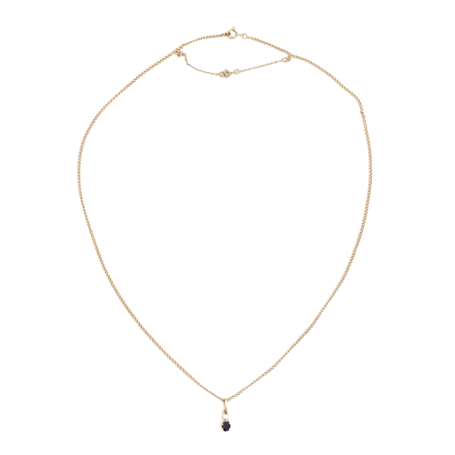 Collier Collier Pendentif Or jaune Saphir 58 Facettes 1667657CN