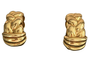 OJ PERRIN earrings - Yellow gold braid clip earrings 58 Facettes 4590 LOT