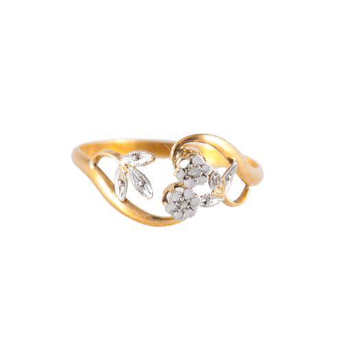 Bague 62 Bague Florale 58 Facettes JE213