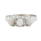 Bague 60 Bague Or blanc Diamant 58 Facettes REF 2040/17