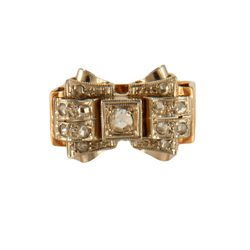 Bague 50 Bague Tank 2 ors Diamants 58 Facettes EL2-71