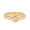 Bague 50 Chaumet - solitaire en or et diamant 58 Facettes