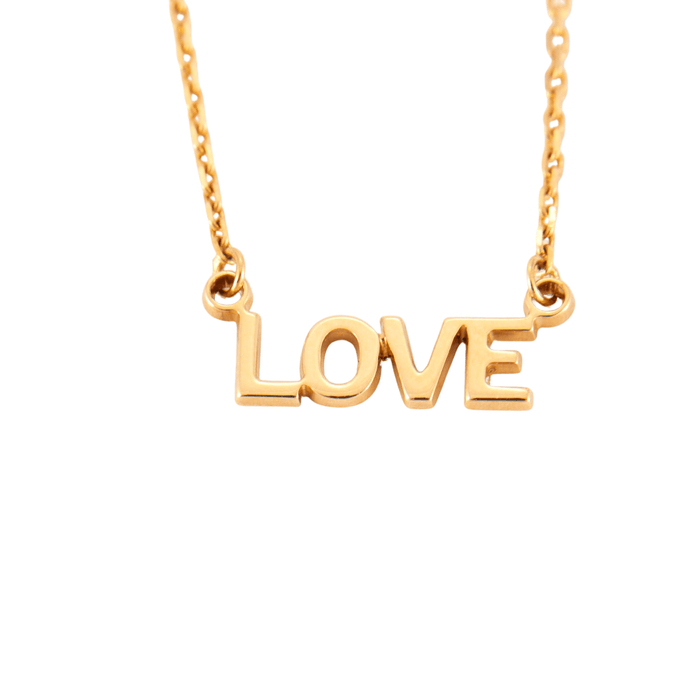 Collier Collier LOVE en Or jaune 58 Facettes