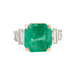 Ring 53 Emerald and Diamond Ring 58 Facettes