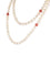 Collier Sautoir perles et perles de corail 58 Facettes 17-312A