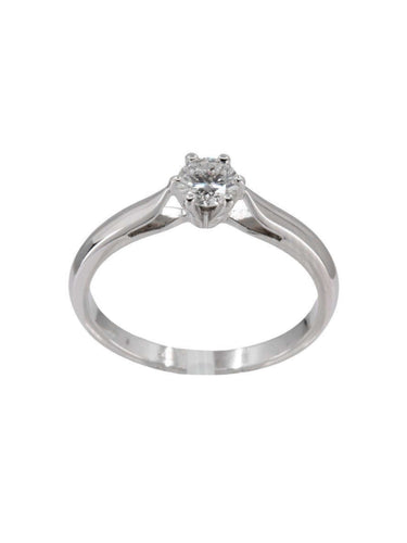 Bague SOLITAIRE MODERNE 0.30 CARAT 58 Facettes 040451