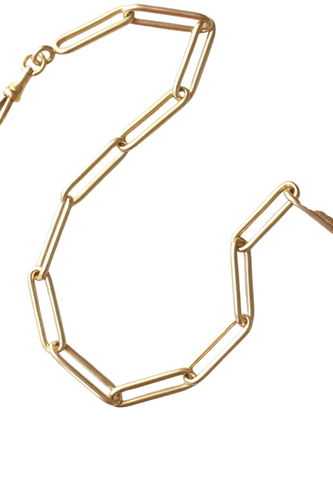 Collier Chaîne maille rectangle en or jaune 58 Facettes