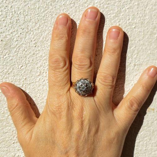 Bague Bague Solitaire Rétro 58 Facettes 1