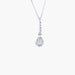 1900 Diamond Pear Necklace Necklace 58 Facettes