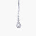 1900 Diamond Pear Necklace Necklace 58 Facettes