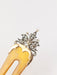 Comb accessory in gold, diamonds and fine pearls 58 Facettes 660